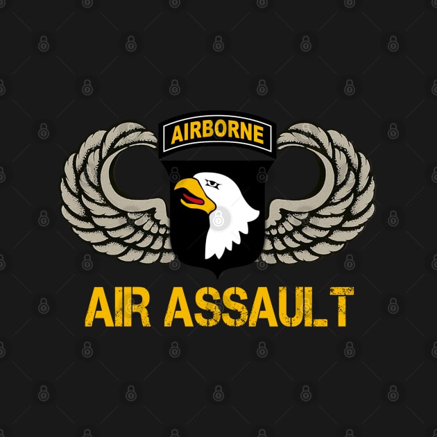 101st Airborne Shirt - "Air Assault" - Veterans Day by floridadori