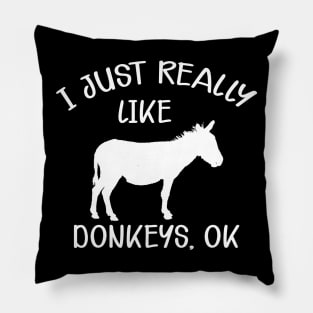 Donkey - I just really like donkeys, Ok Pillow