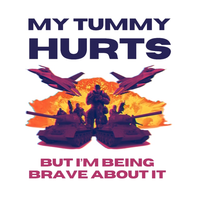 My Tummy Hurts by ilustracici
