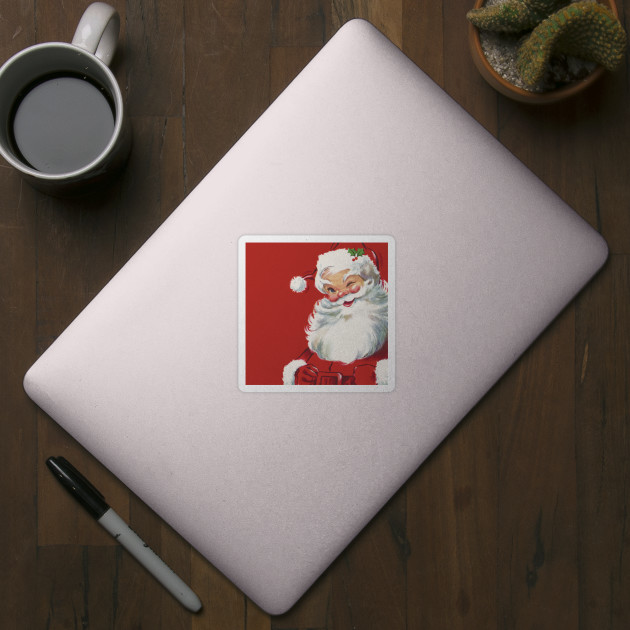 Vintage Santa Claus - Santa Claus - Sticker