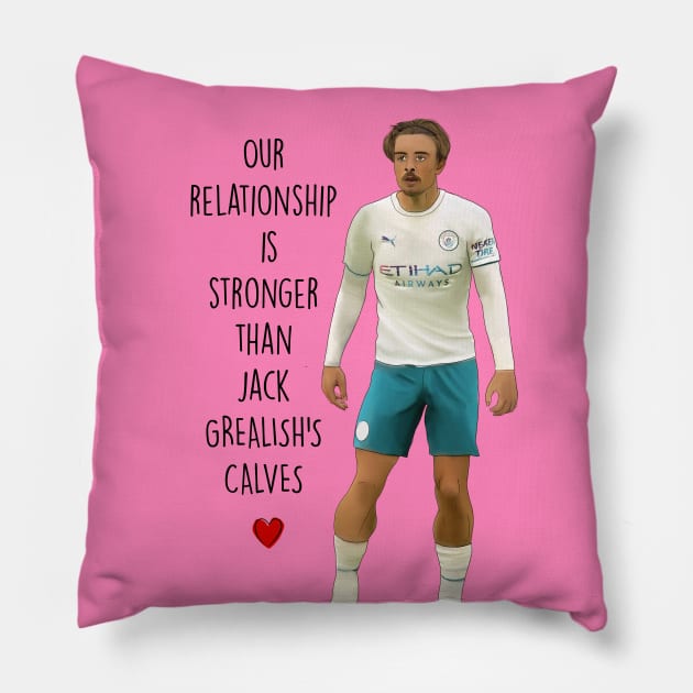 JACK GREALISH CALVES Pillow by Poppy and Mabel