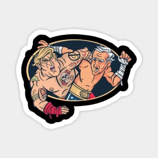 Trump biden wrestling Magnet