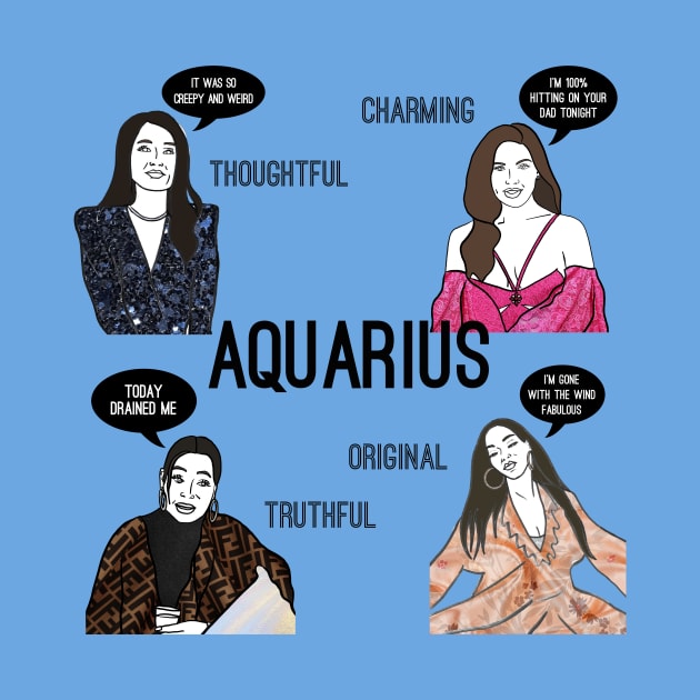 Aquarius- Bravostrology series by Katsillustration