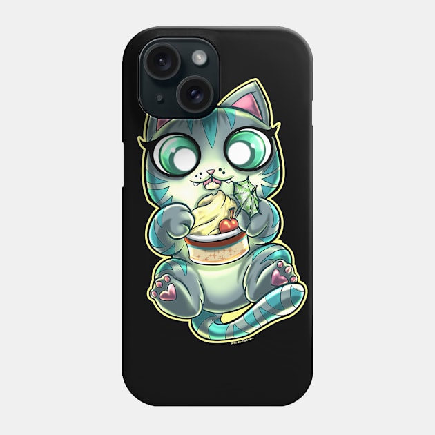 Kitty Whip Phone Case by Dustinart