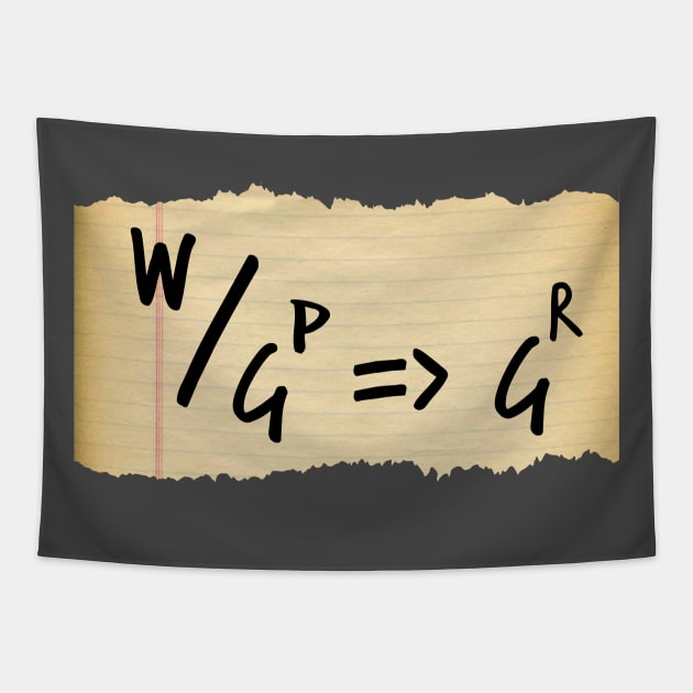 Equation: W/Gp=>Gr Tapestry by Freq501