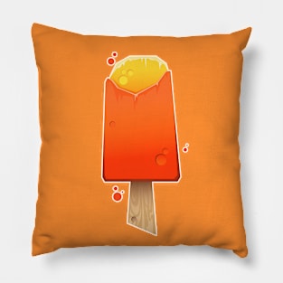 Orange bright ice cream Pillow