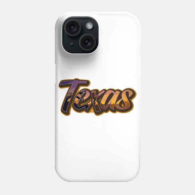 Texas Sunset Phone Case by CamcoGraphics