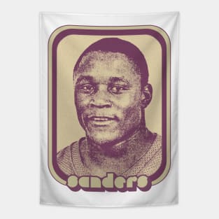 Barry Sanders /// Retro Detroit Lions Running Back Design Tapestry