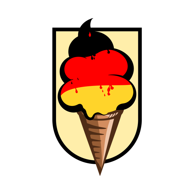 German flag funny ice cream German Flag TShirt TeePublic