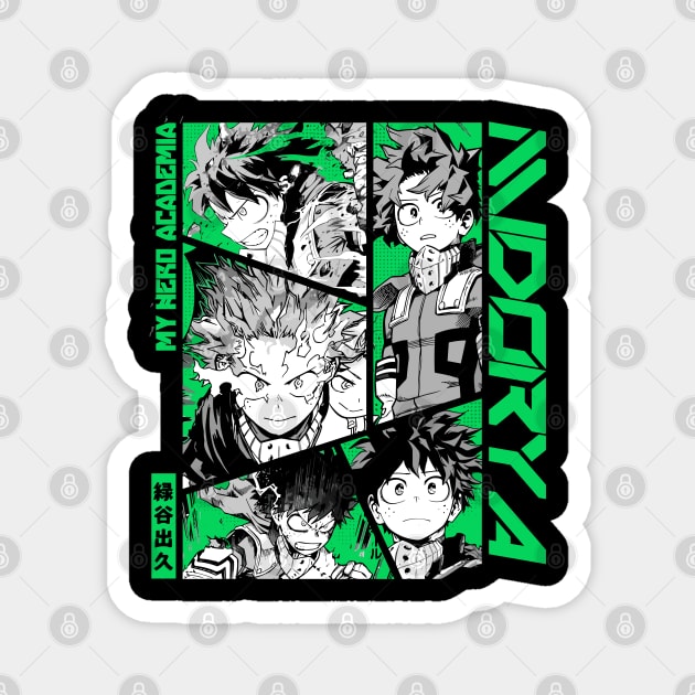 Midoriya – The Rising Star of My Hero Academia Magnet by Otaku Vibes