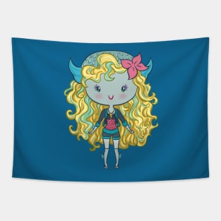 Lagoon Girl: Lil' CutiEs Tapestry