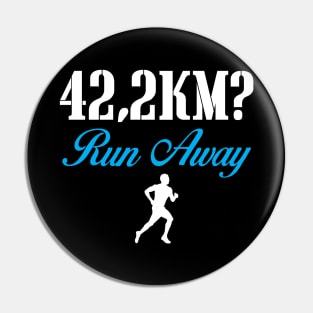 Running Quote - Marathon Pin