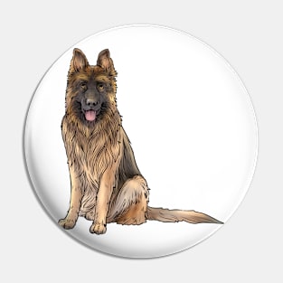 German Shepherd Dog Pin