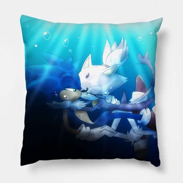 Sonaze Aqua Pillow by idolnya