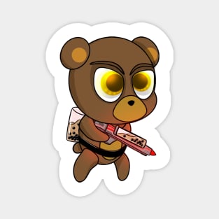 Boba Warrior Bear Magnet