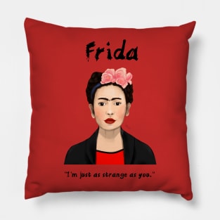 Frida Kahlo strange Pillow