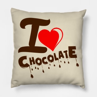 I love chocolate Pillow
