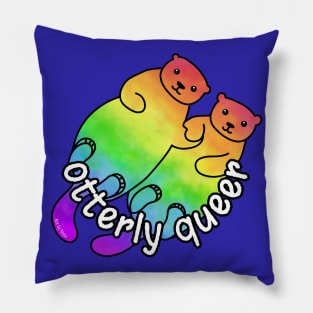Otterly Queer Pillow