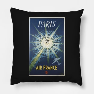 Vintage air France poster Pillow