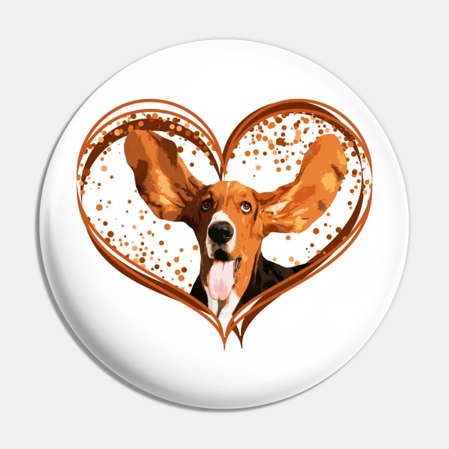 Basset Hound Pin by Nartissima