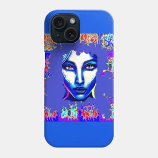 Blue Street Angel Phone Case