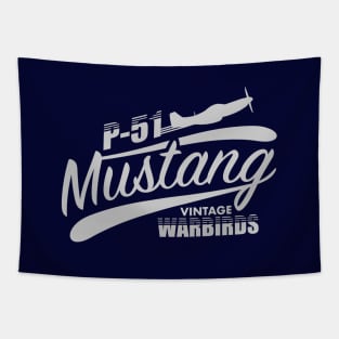 P-51 Mustang Vintage Warbird Tapestry