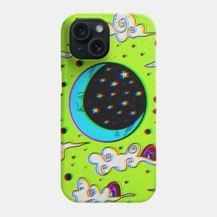 Trippy moon Phone Case