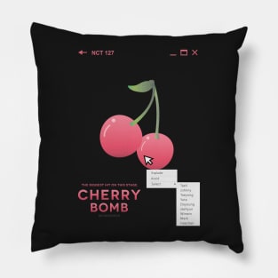 cherry bomb: select! Pillow