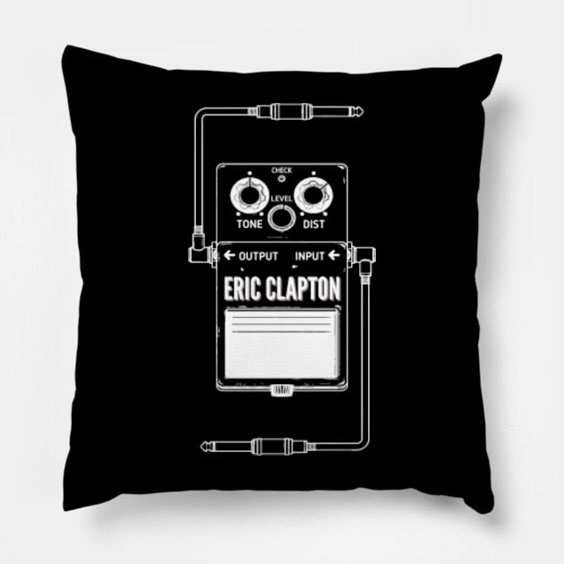 Eric clapton Pillow by Ninja sagox