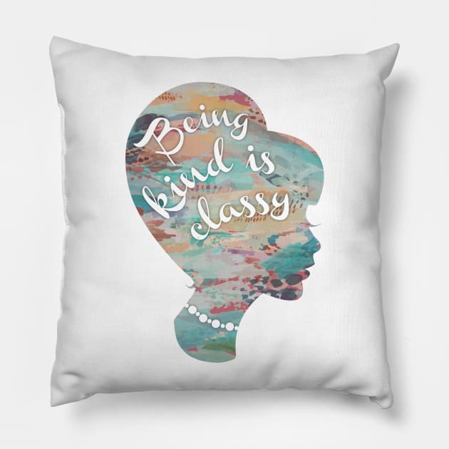 Thoughts by Audrey Hepburn Pillow by LeCouleur