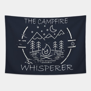 The Campfire Whisperer, Tank Top, Campfire, Camping, Camper, Camp, Men camping, Women's Camping, Funny Campfire Tapestry