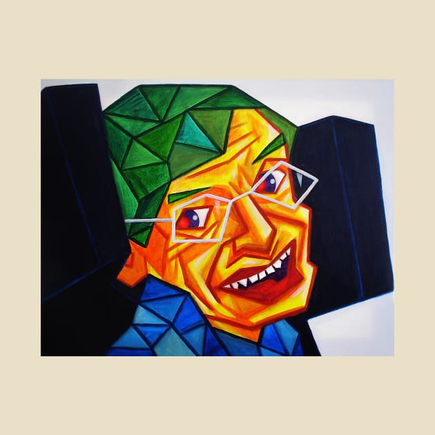 Stephen Hawking by PopCubism