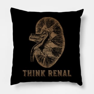 'Think Renal Nephron' Cool Kidney Excretory System Pillow