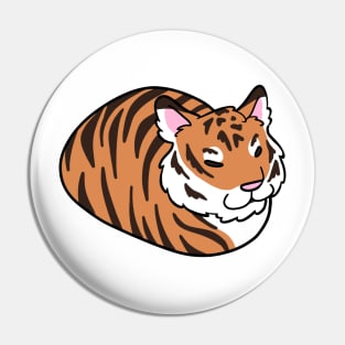 Tiger Cat Loaf Pin