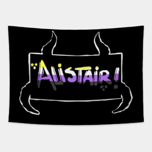 Alistair NonBinary Pride Tapestry