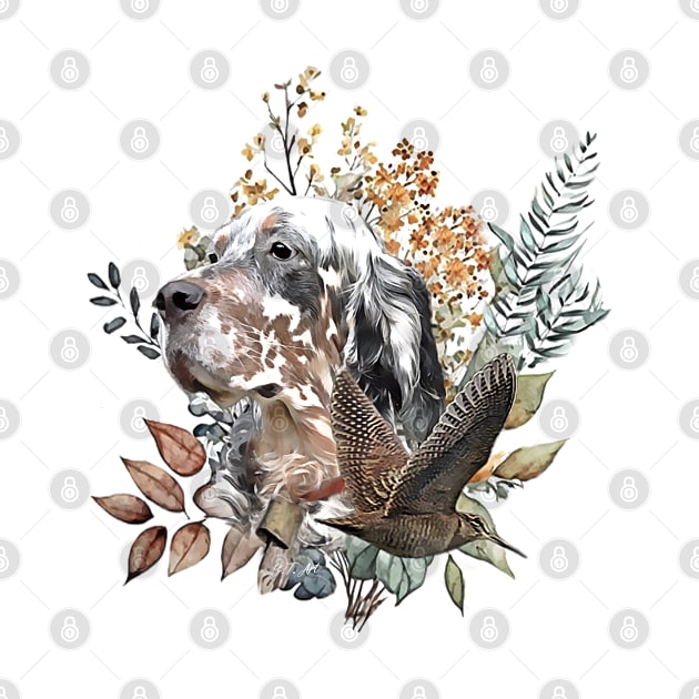 English setter , Woodcock Hunting by German Wirehaired Pointer 