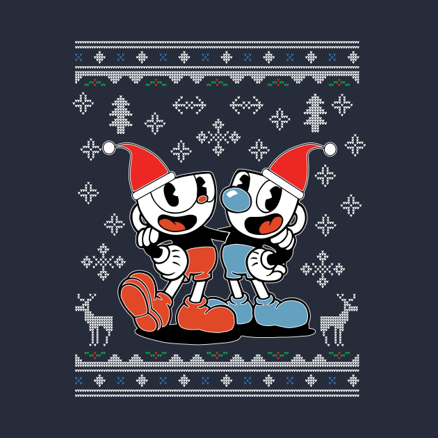 Cuphead Christmas Knit by Nova5