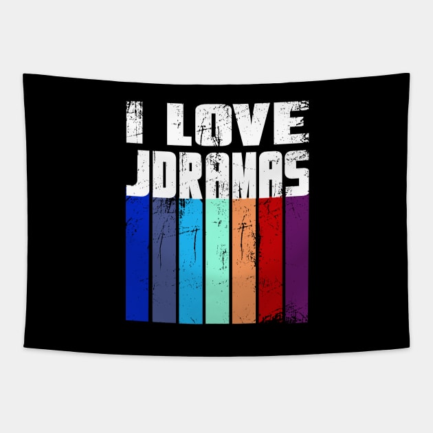 I love J Dramas with color bars Tapestry by WhatTheKpop
