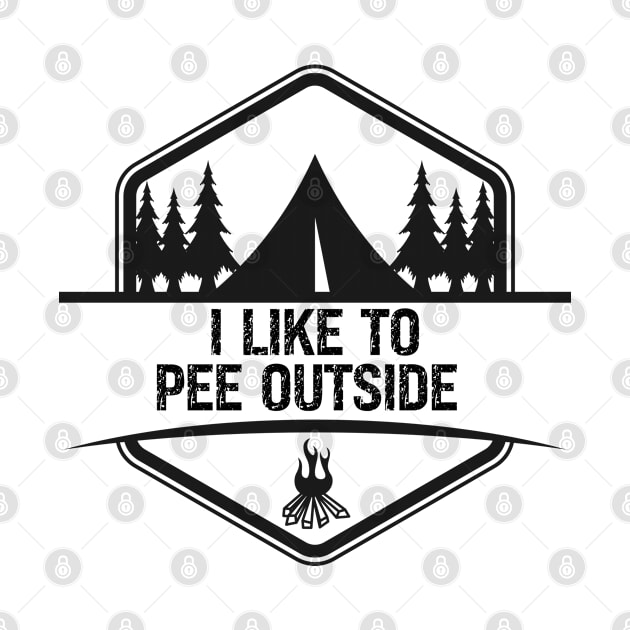 I pee outside by Aura Moon Studio