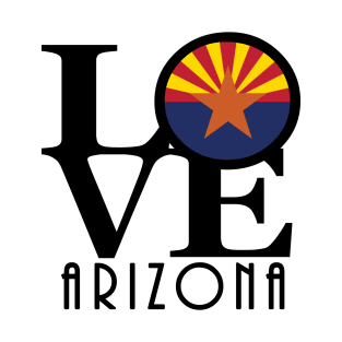 LOVE Arizona (black text) T-Shirt