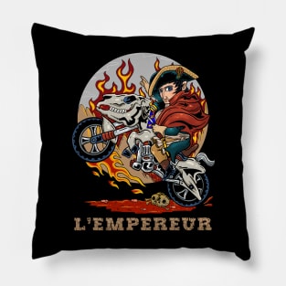 Emperor's Triumph: Napoleon Crossing the Alps in Metal Pillow