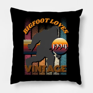 Bigfoot Loves Vintage 1994 Pillow