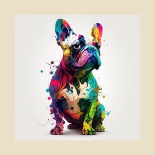 French Bulldog Color Explosion T-Shirt