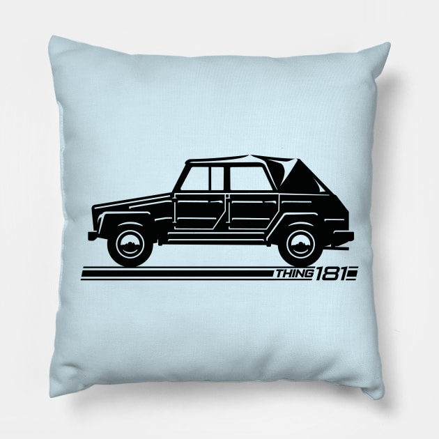 The Thing 181 Pillow by GetTheCar