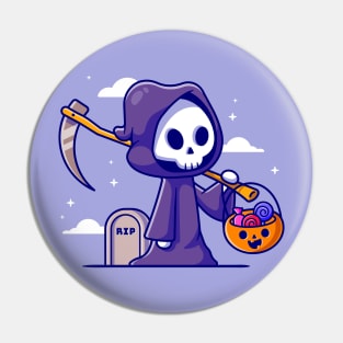 Halloween Reaper Pin