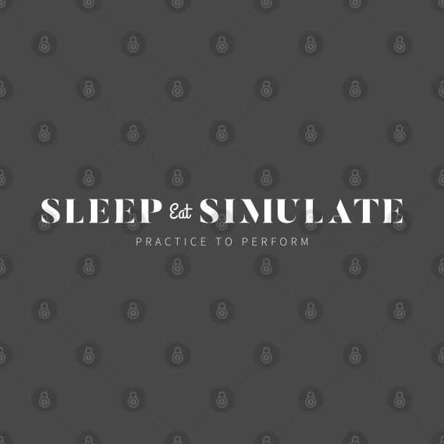 Eat-Sleep-Simulate 1 by Salt + Cotton