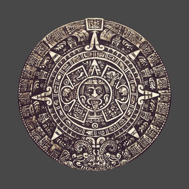 Mayan Calendar Art by Blue Planet Boutique