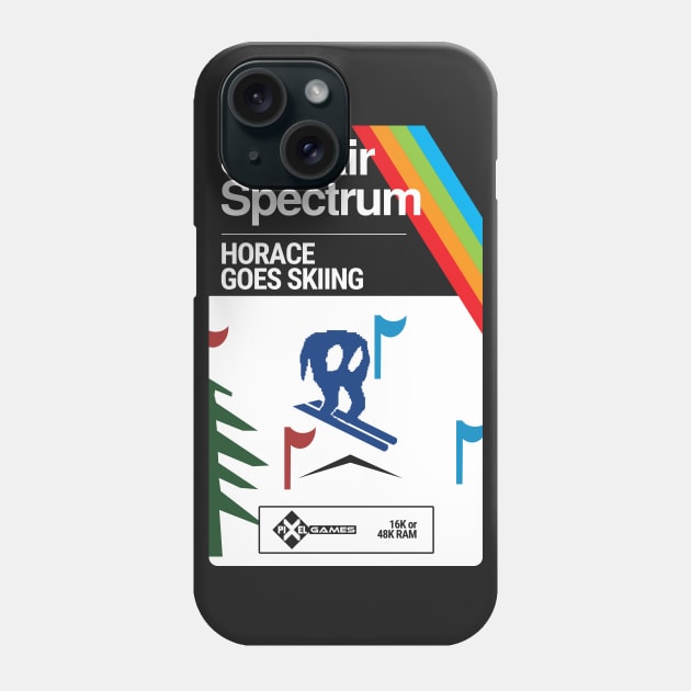 Horace goes Skiing (Cassette Tape) Phone Case by RetroTrader