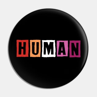 Lesbian Human Pin