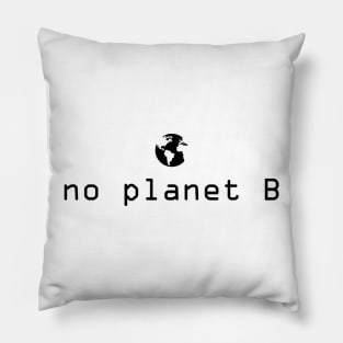 No Planet B Pillow